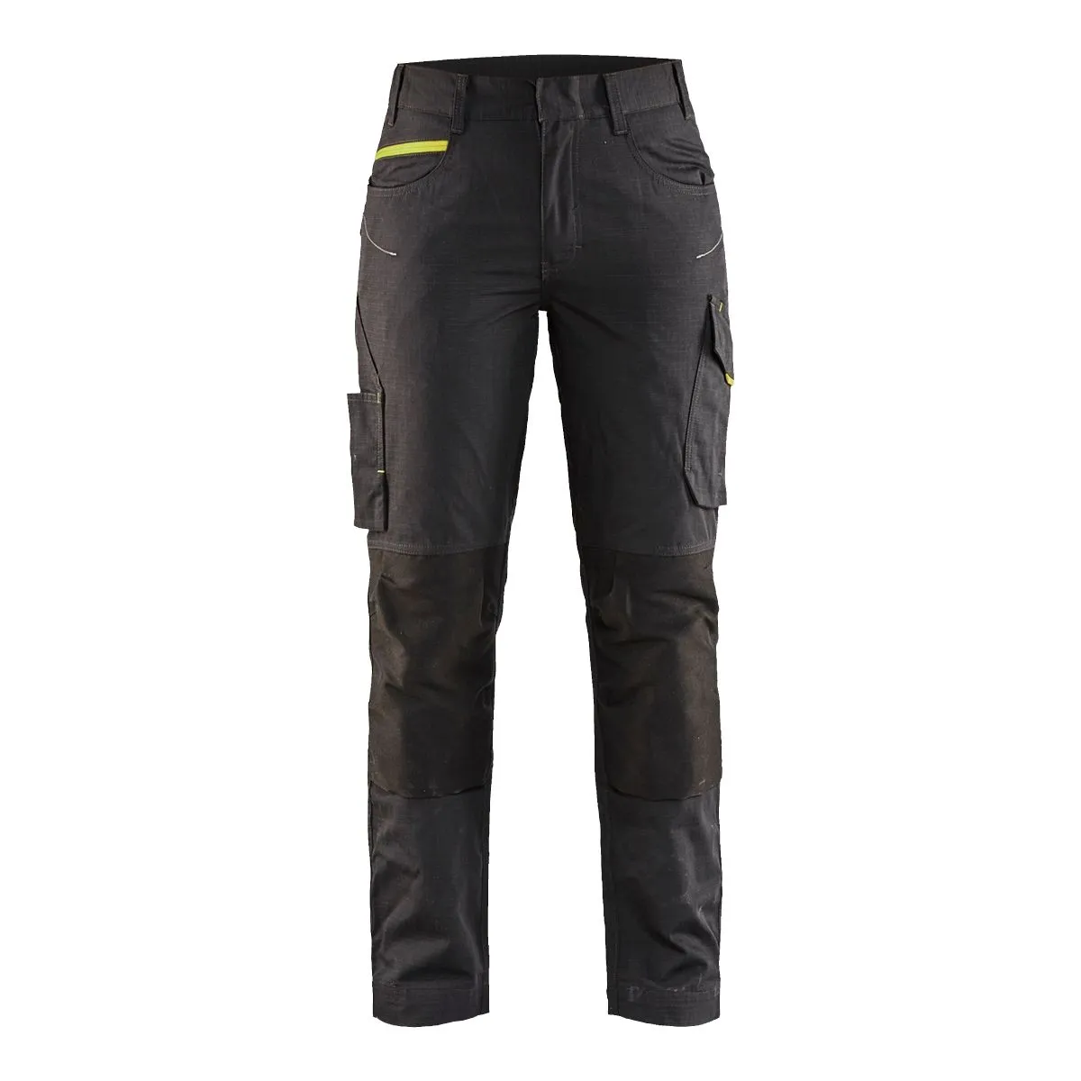 Ladies&#x20;Service&#x20;Trousers&#x20;With&#x20;Stretch&#x20;7195&#x20;Zwart&#x2F;Rood&#x20;-&#x20;Bl&#xE5;kl&#xE4;der