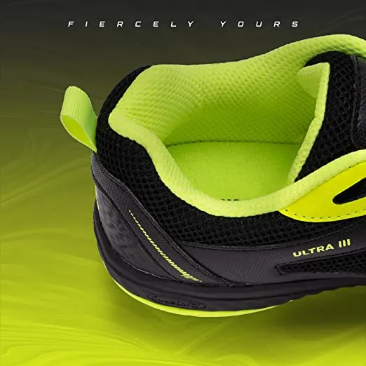 Li-Ning Ultra III Non-Marking Cushion Badminton Shoe (Black/Lime)