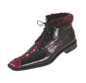 Mauri - 4409 Ostrich Leg/Hornback Tail Dress Boot