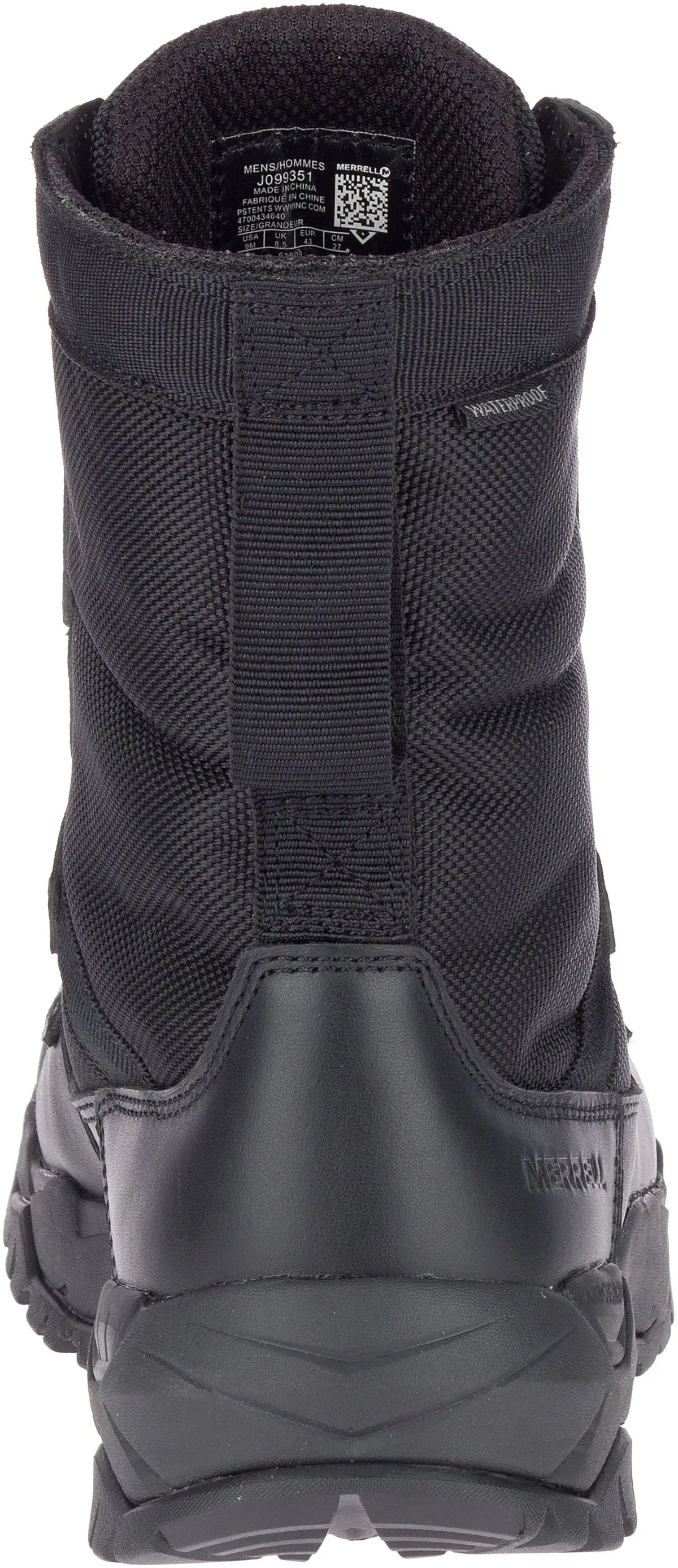 'Merrell' Unisex 8" MQC Patrol WP Soft Toe - Black