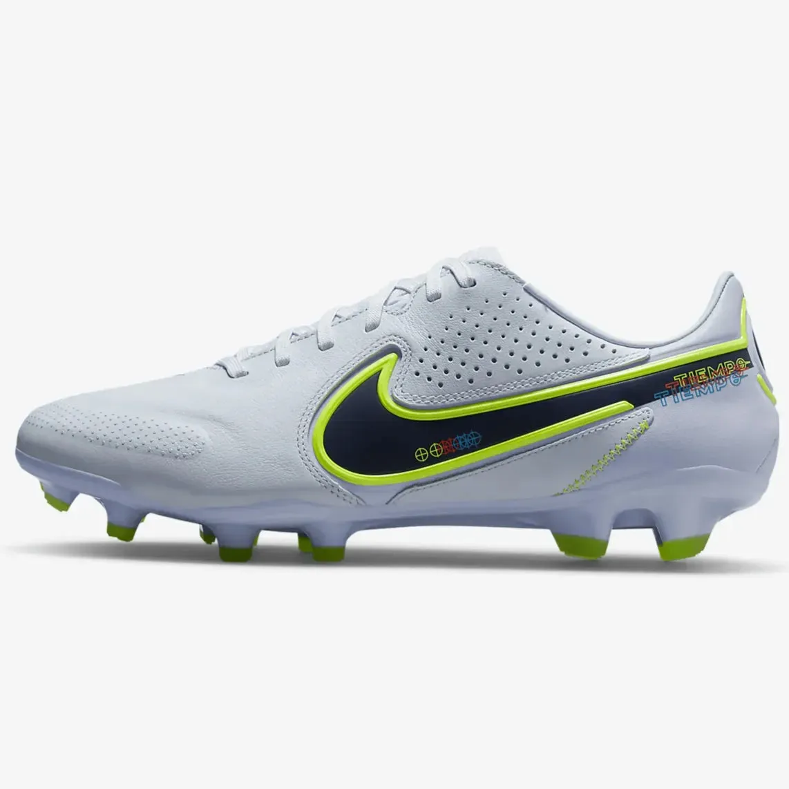 Nike 9 Legend Pro FG - Grey Light - Marine Rush