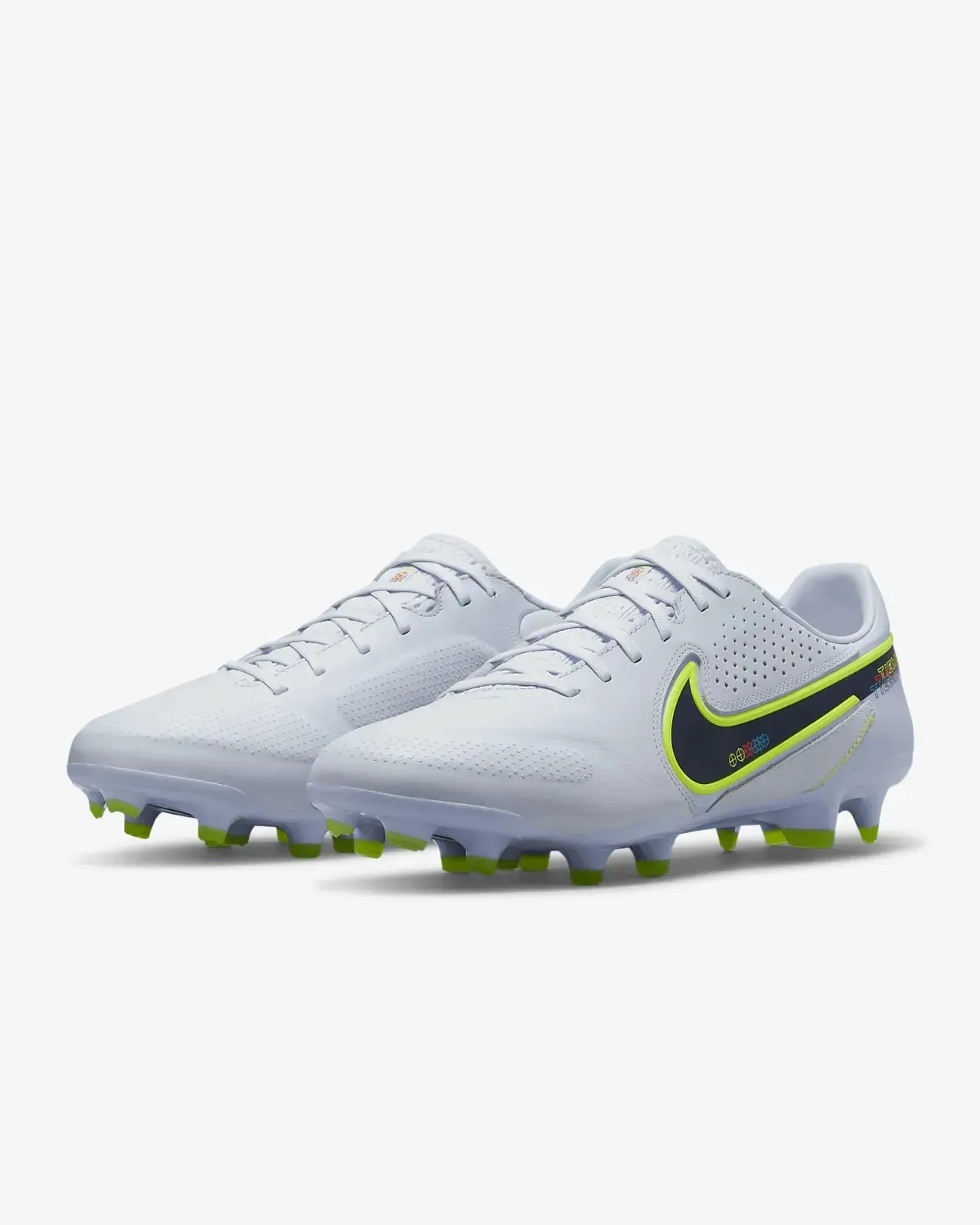 Nike 9 Legend Pro FG - Grey Light - Marine Rush