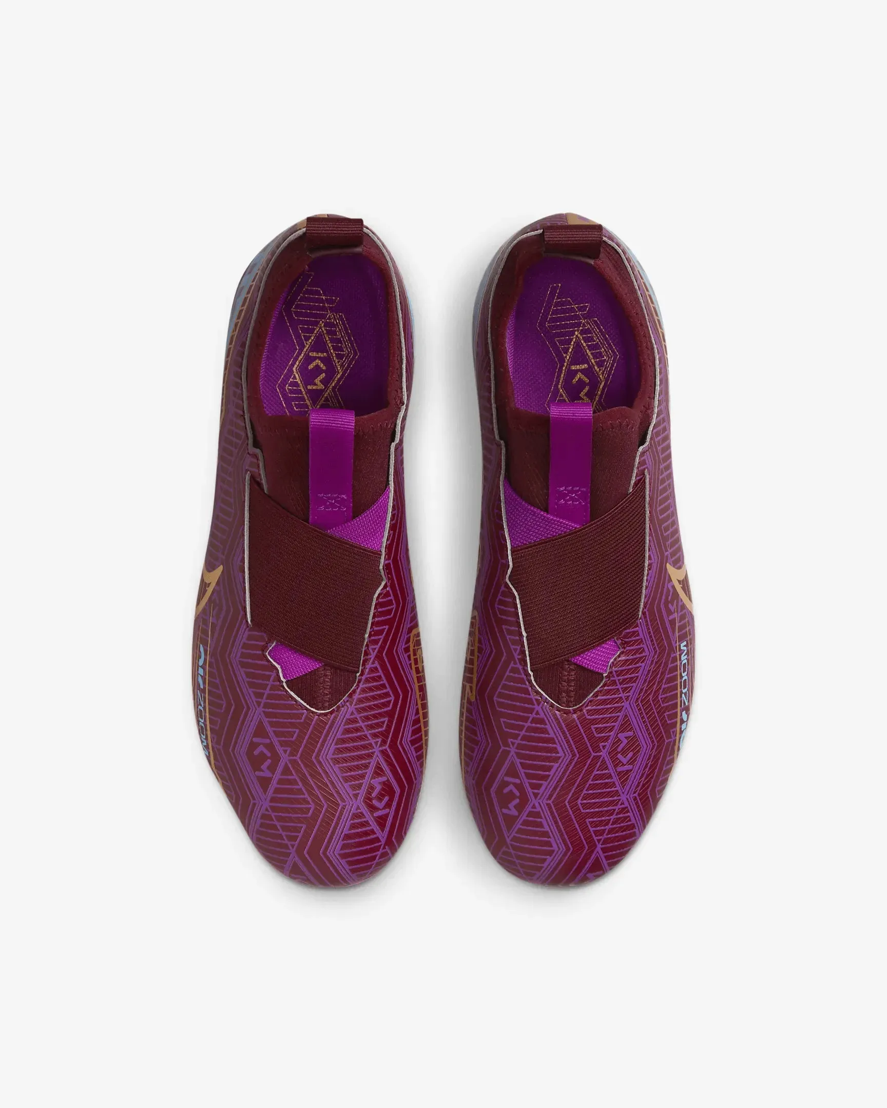 Nike Jr Zoom Vapor 15 Academy KM FG/MG - Dark Beetroot-Gold