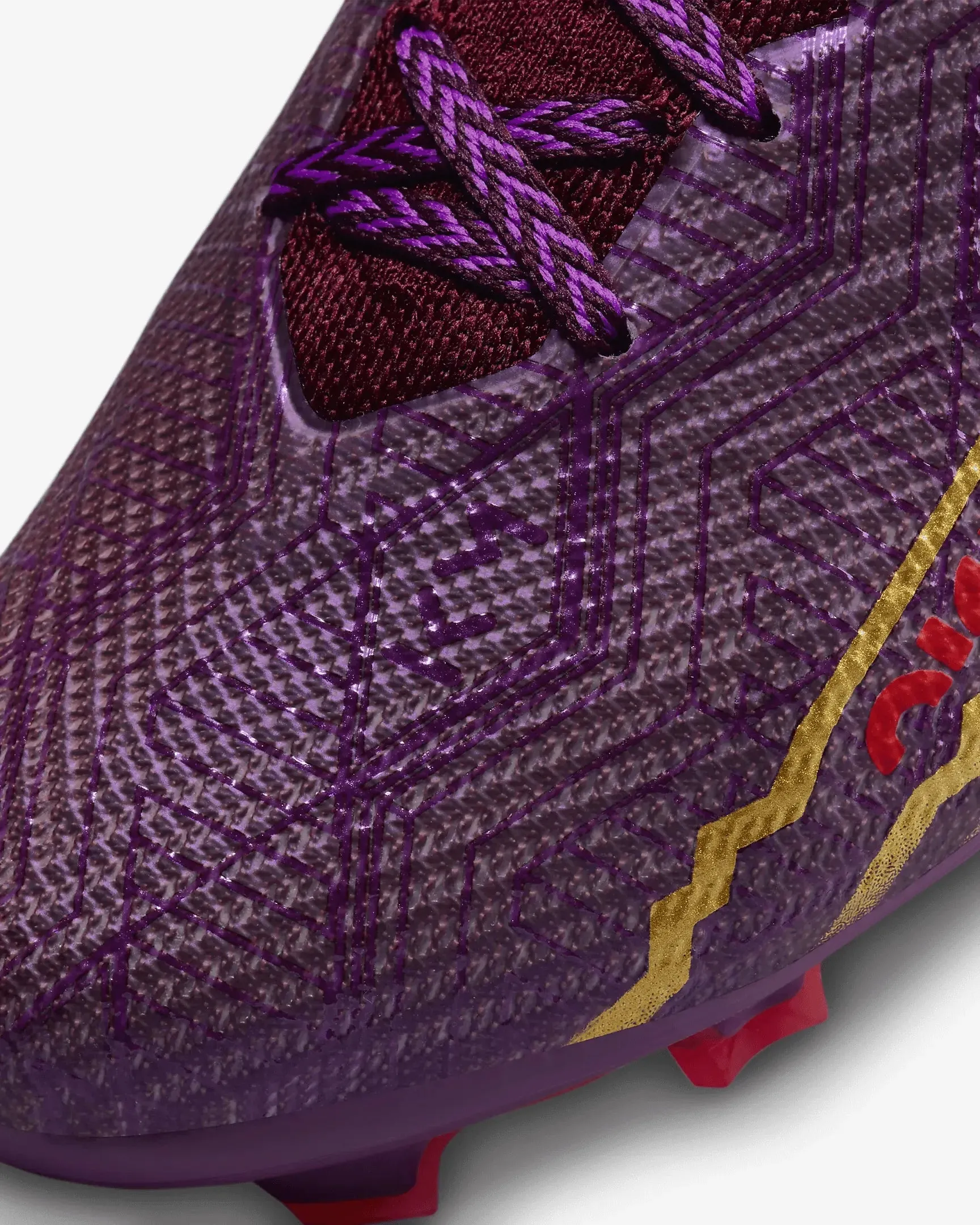 Nike Zoom Superfly 9 Elite KM FG - Dark Beetroot-Gold