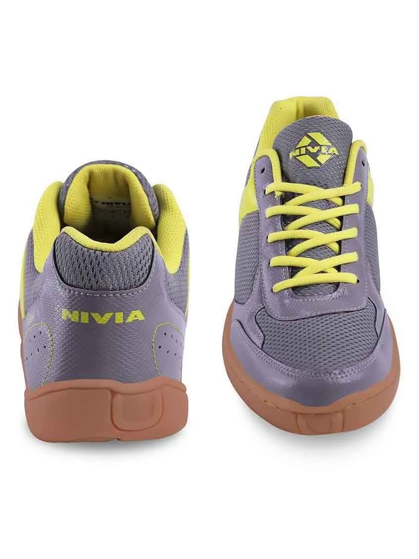 Nivia Flash Shoe Badminton Shoes For Men Grey