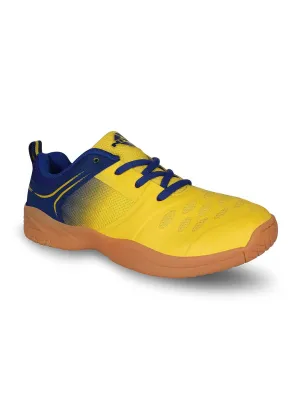 Nivia HY-Court Kids 2.0 Badminton Shoe, Yellow