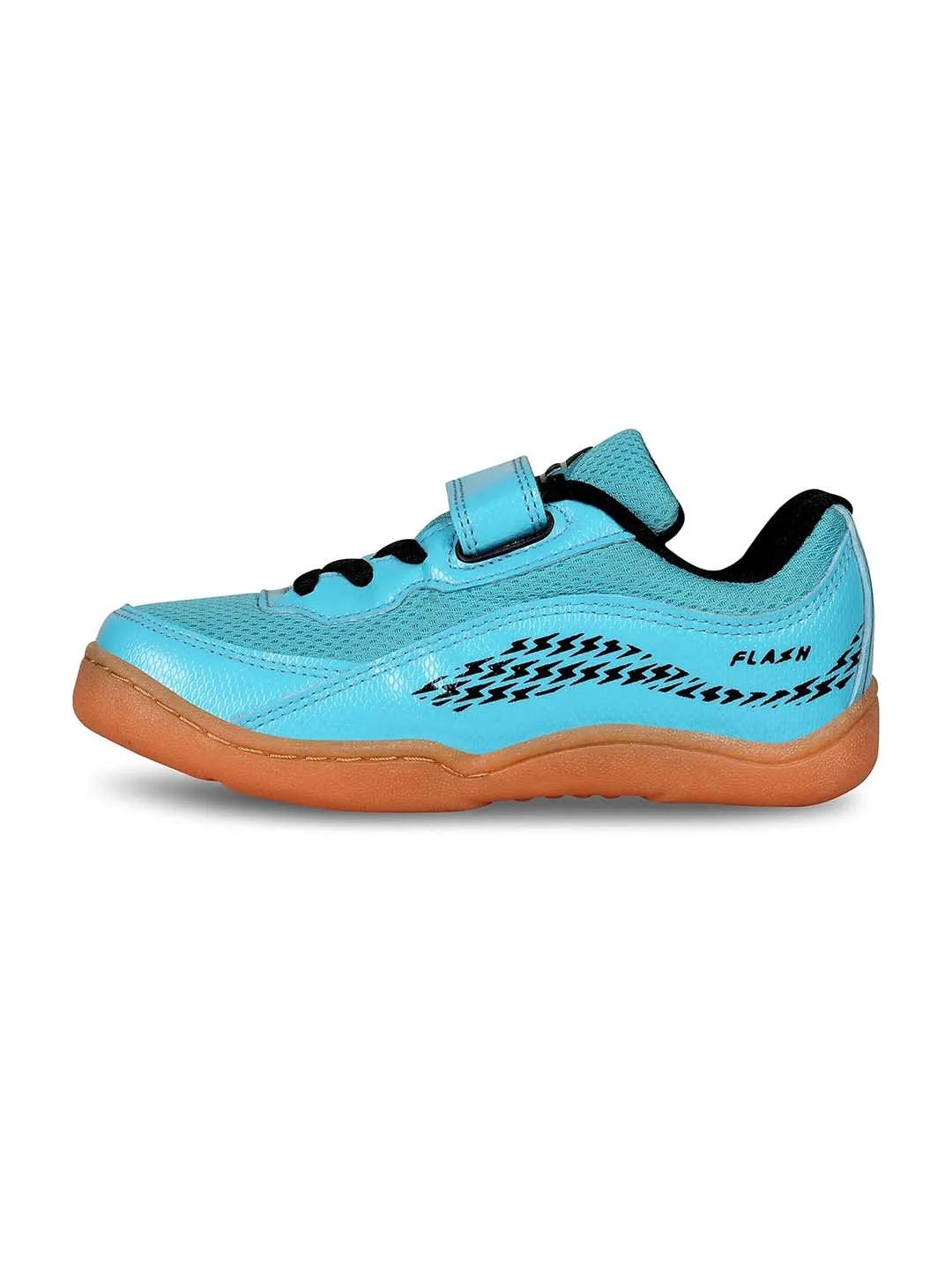 Nivia�Flash Badminton Shoes For Kids (Sky Blue/Black)