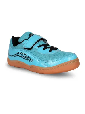 Nivia�Flash Badminton Shoes For Kids (Sky Blue/Black)