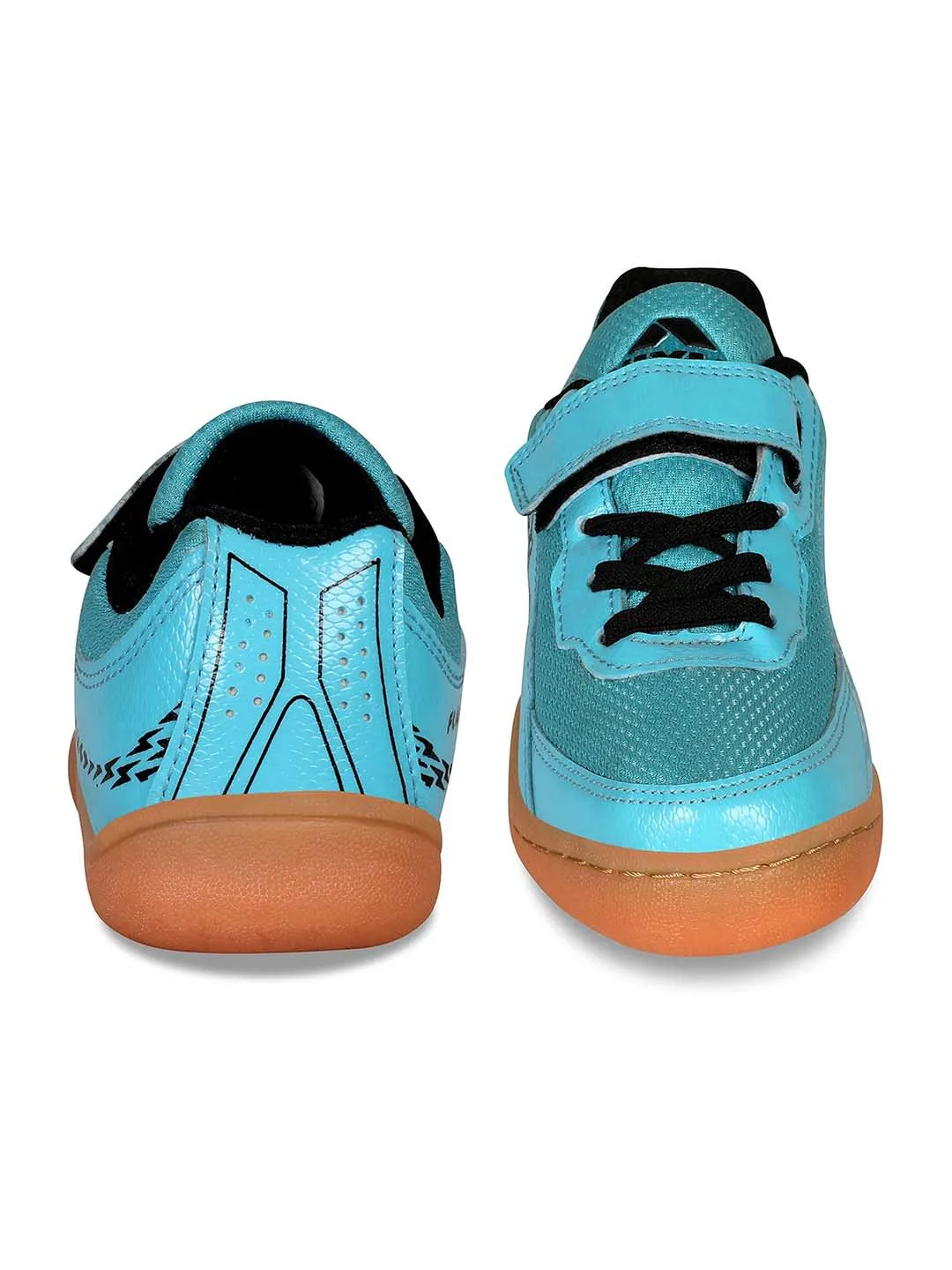Nivia�Flash Badminton Shoes For Kids (Sky Blue/Black)