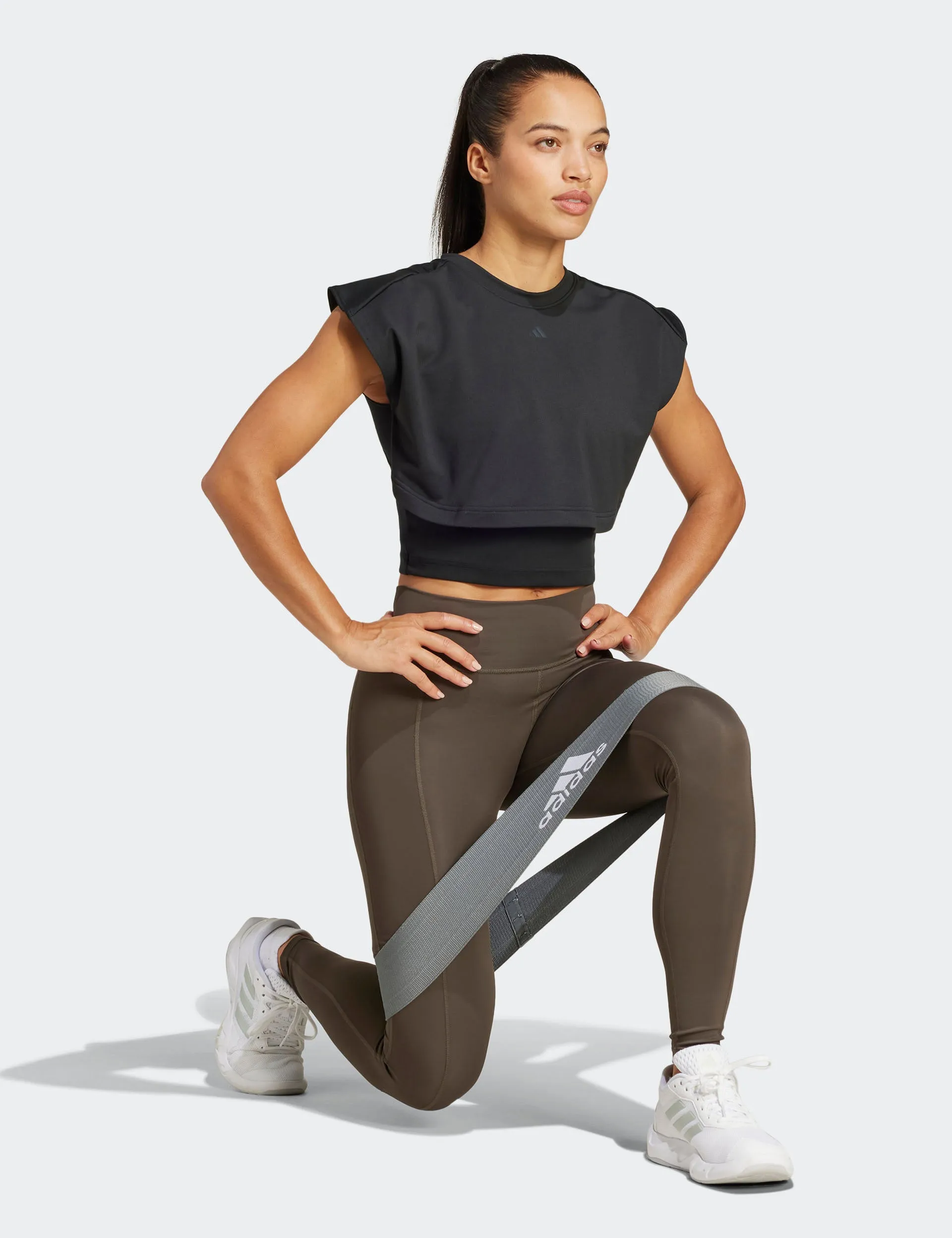 Optime Full-Length Leggings - Shadow Olive