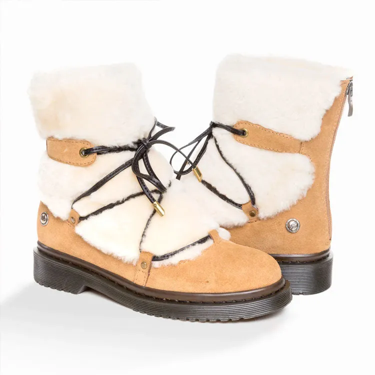 OZWEAR UGG MARY SHEARLING BOOTS
