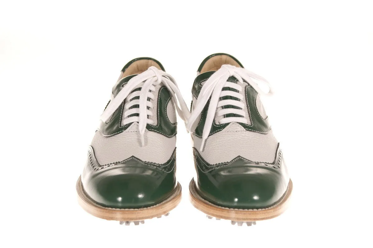 Parma Green White Golf Shoes