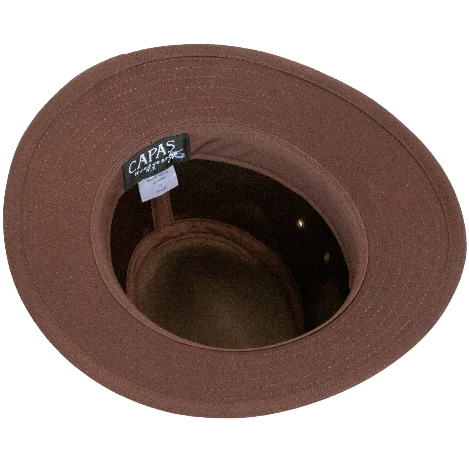 Pigskin Suede Safari by Levine Hat Co.
