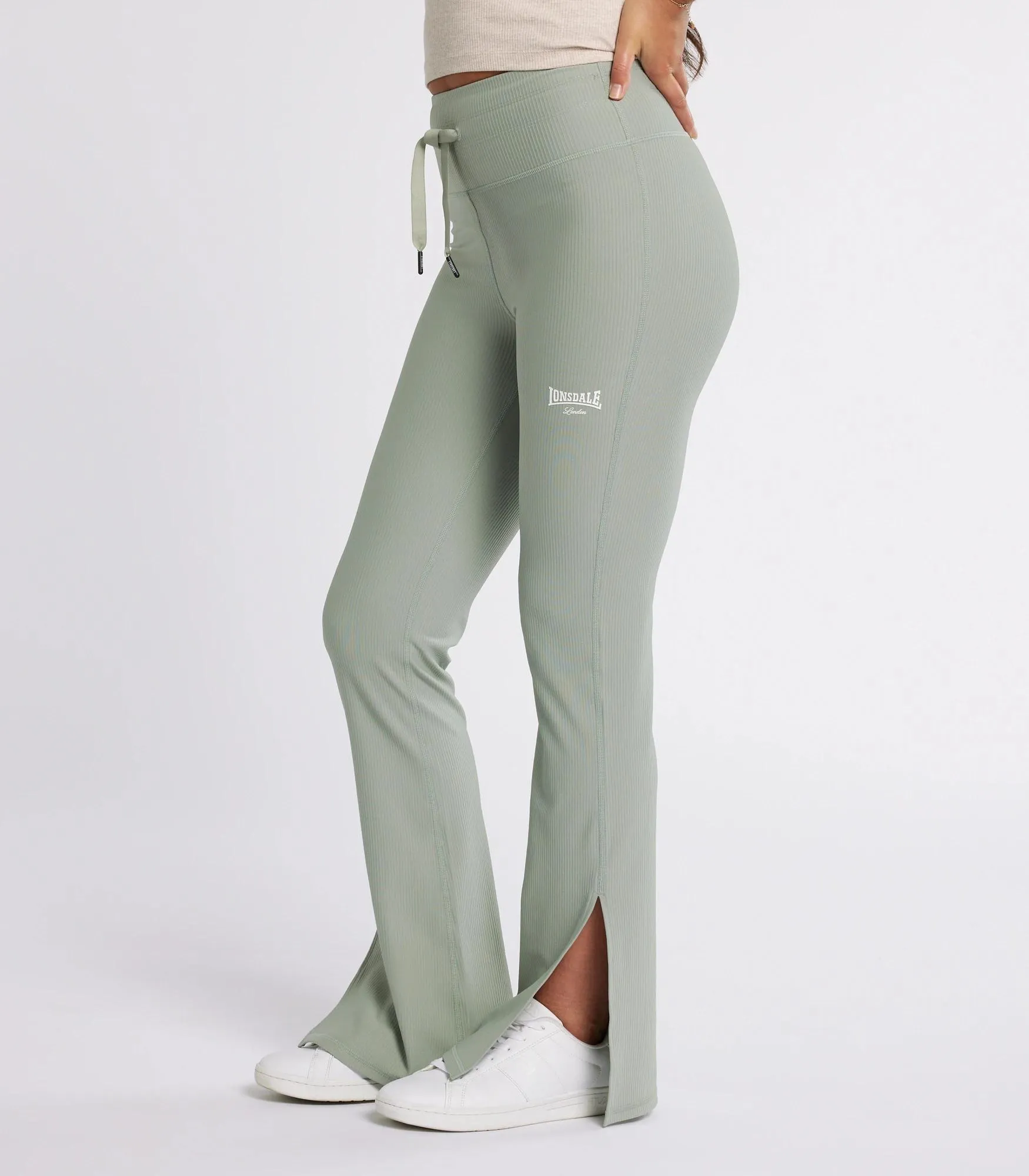 popular  Trend Rib Flare Pants - Lonsdale London