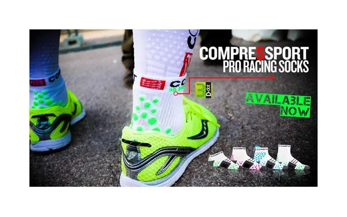 Pro Racing Compression Socks - Run High - V 2.0 Pink