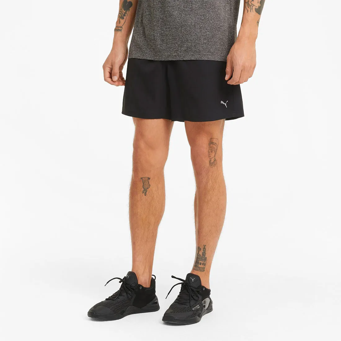 PUMA PERFORMANCE WOVEN 5' MEN'S TRAINING SHORTS BLACK