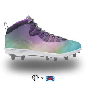 "Northern Lights” Jordan 10 TD Mid Cleats