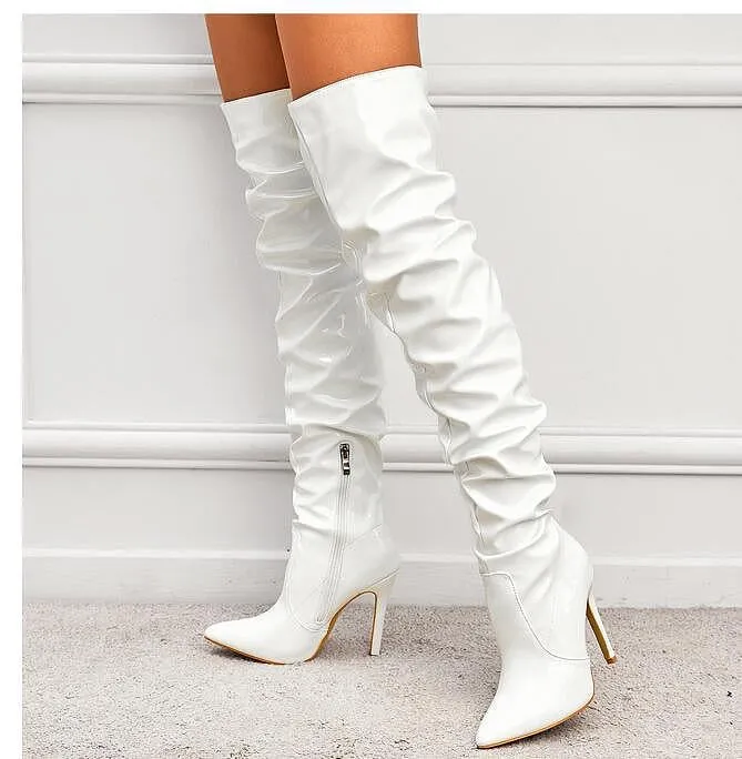 “Riwana' Thigh High Boots