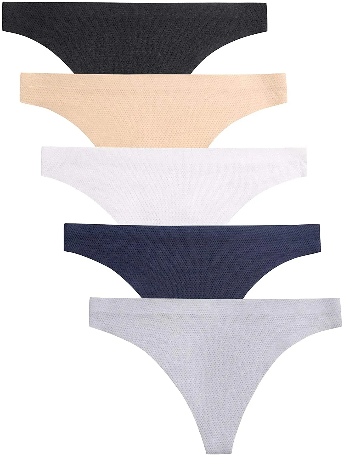 Seamless Thongs for Women No Show Thong Underwear Women