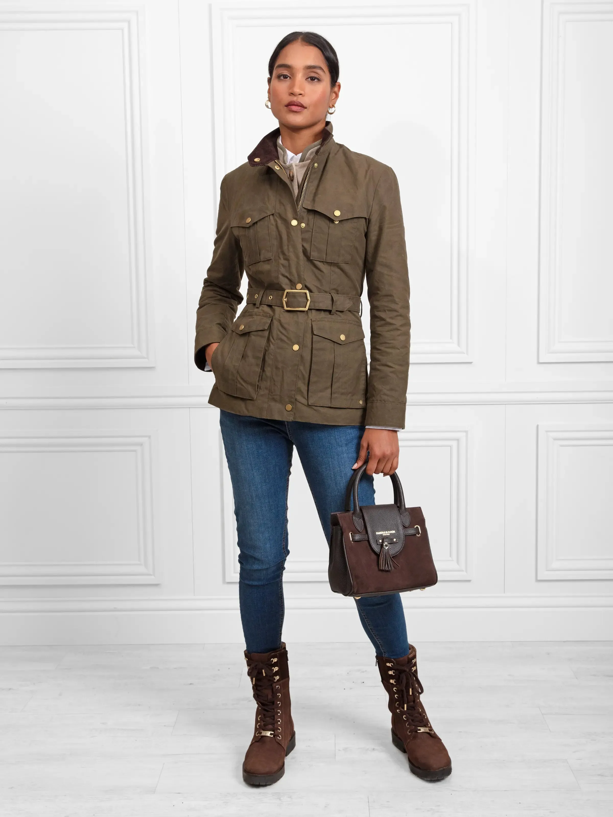 Shearling Lined Anglesey - Chocolate Nubuck