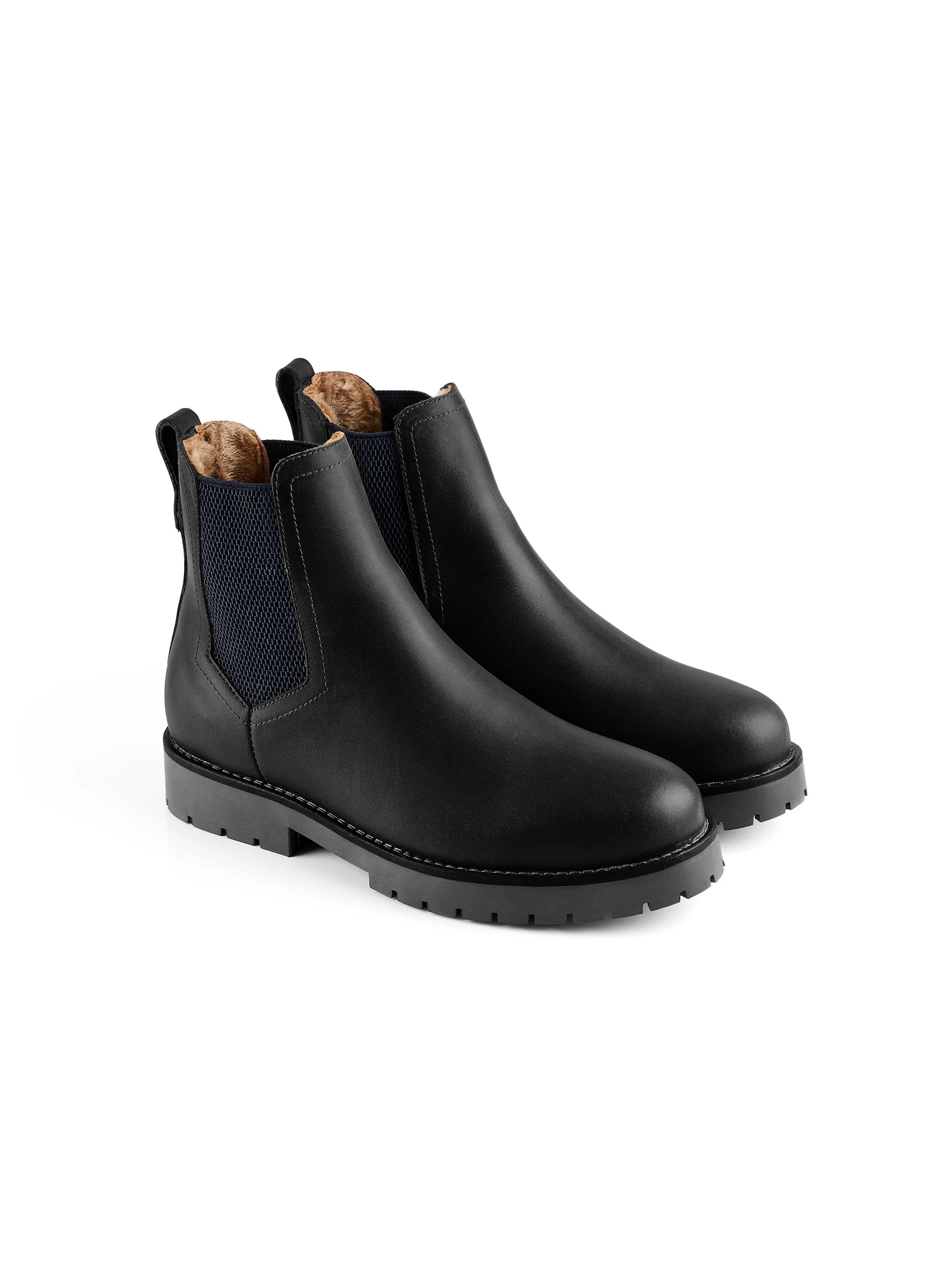 Sheepskin Boudica - Black