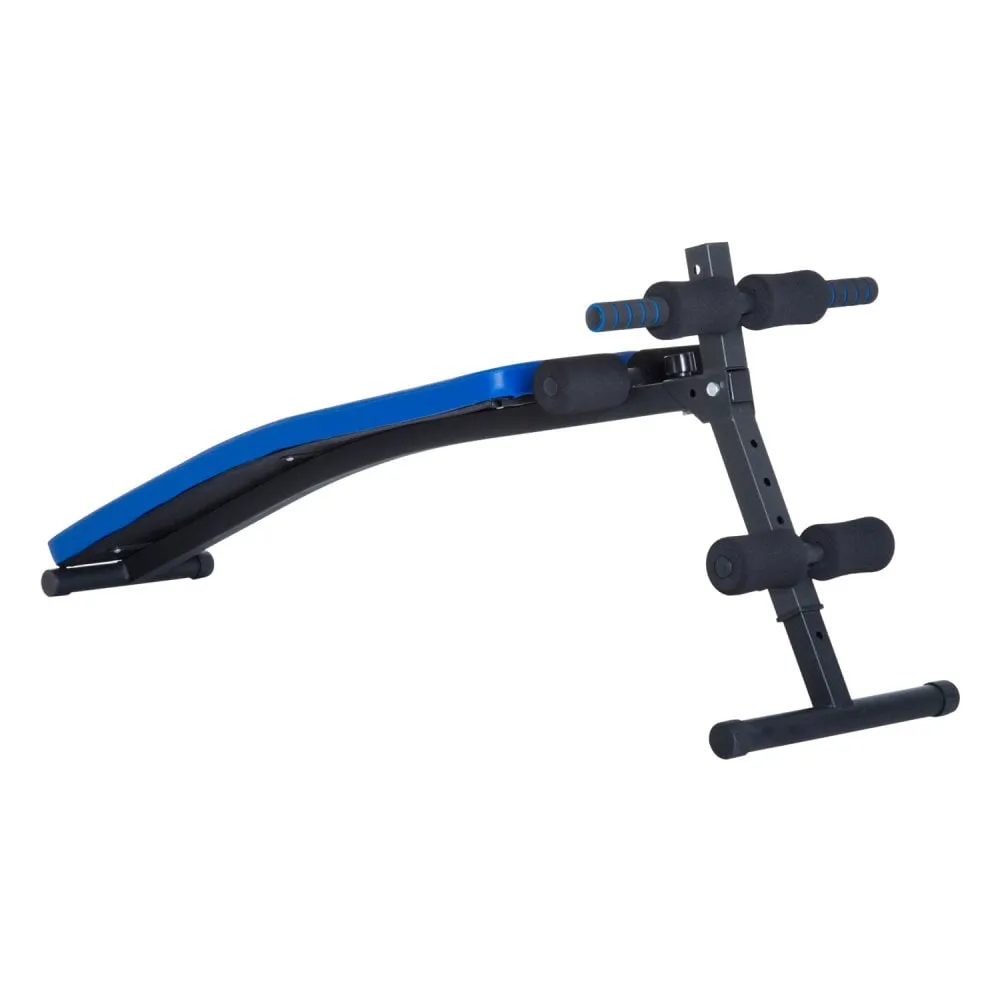 Sit-up Workout Bench, Steel-Black/Blue