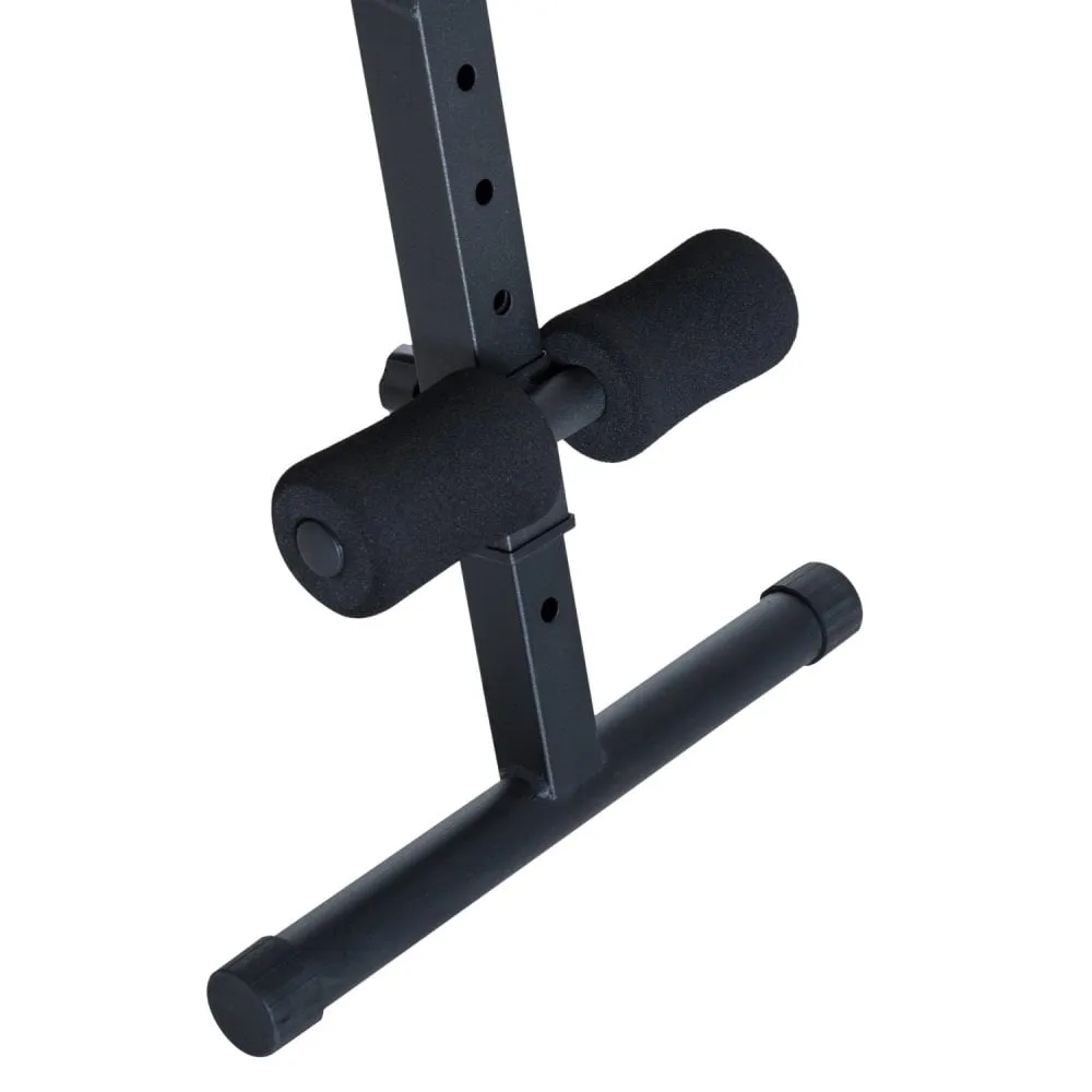 Sit-up Workout Bench, Steel-Black/Blue