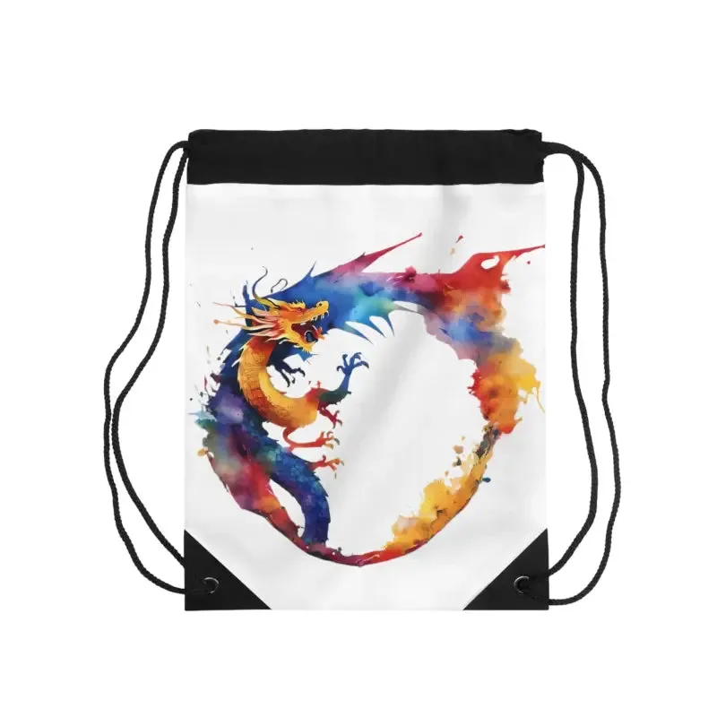 Splashtastic Paint Splashes Stylish Drawstring Bag