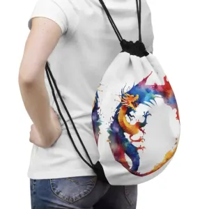 Splashtastic Paint Splashes Stylish Drawstring Bag
