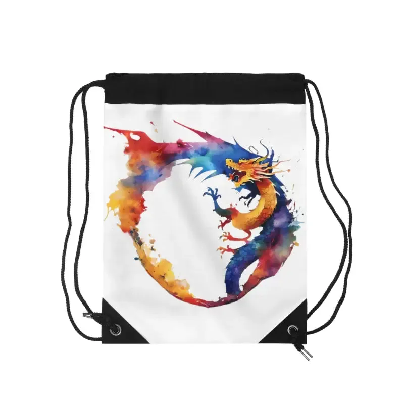 Splashtastic Paint Splashes Stylish Drawstring Bag
