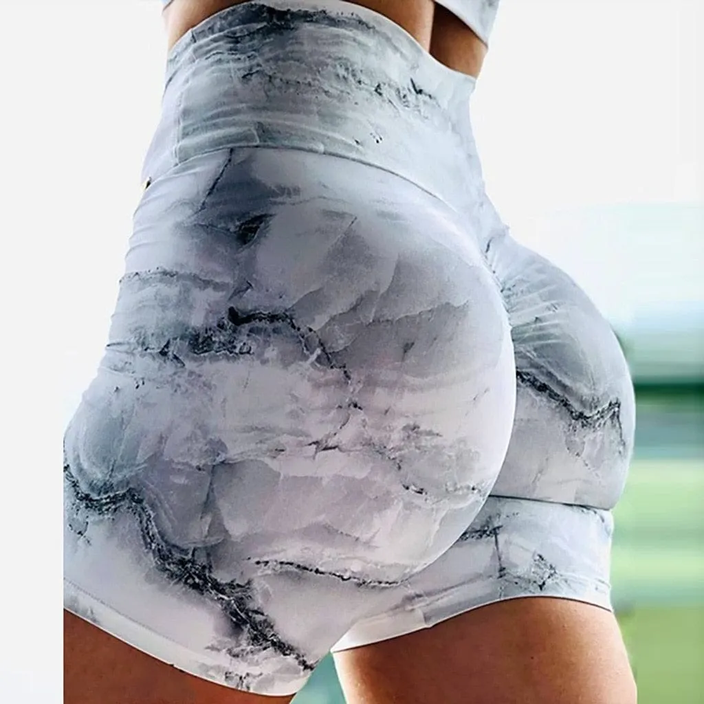 Thigh Dye high waist spandex shorts