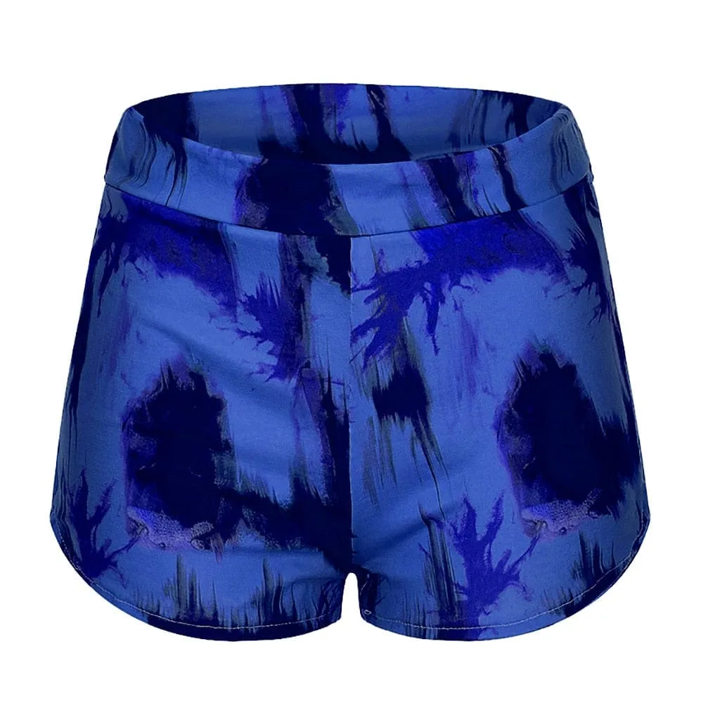 Thigh Dye high waist spandex shorts