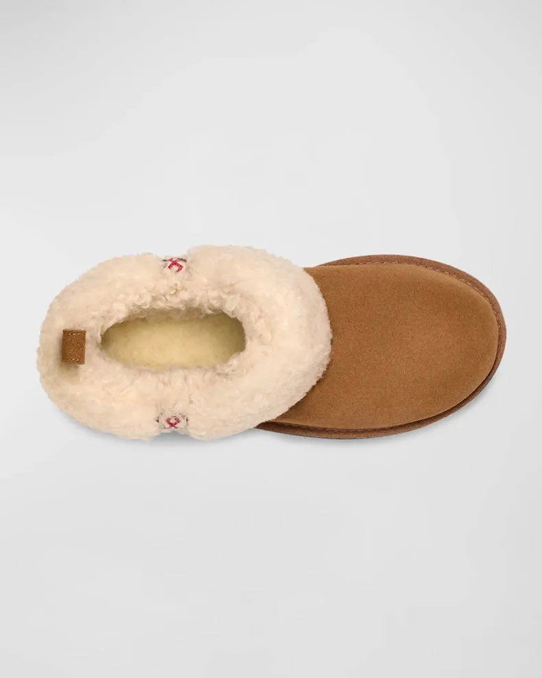 UGG Womens Classic Ultra Mini Braid Chestnut