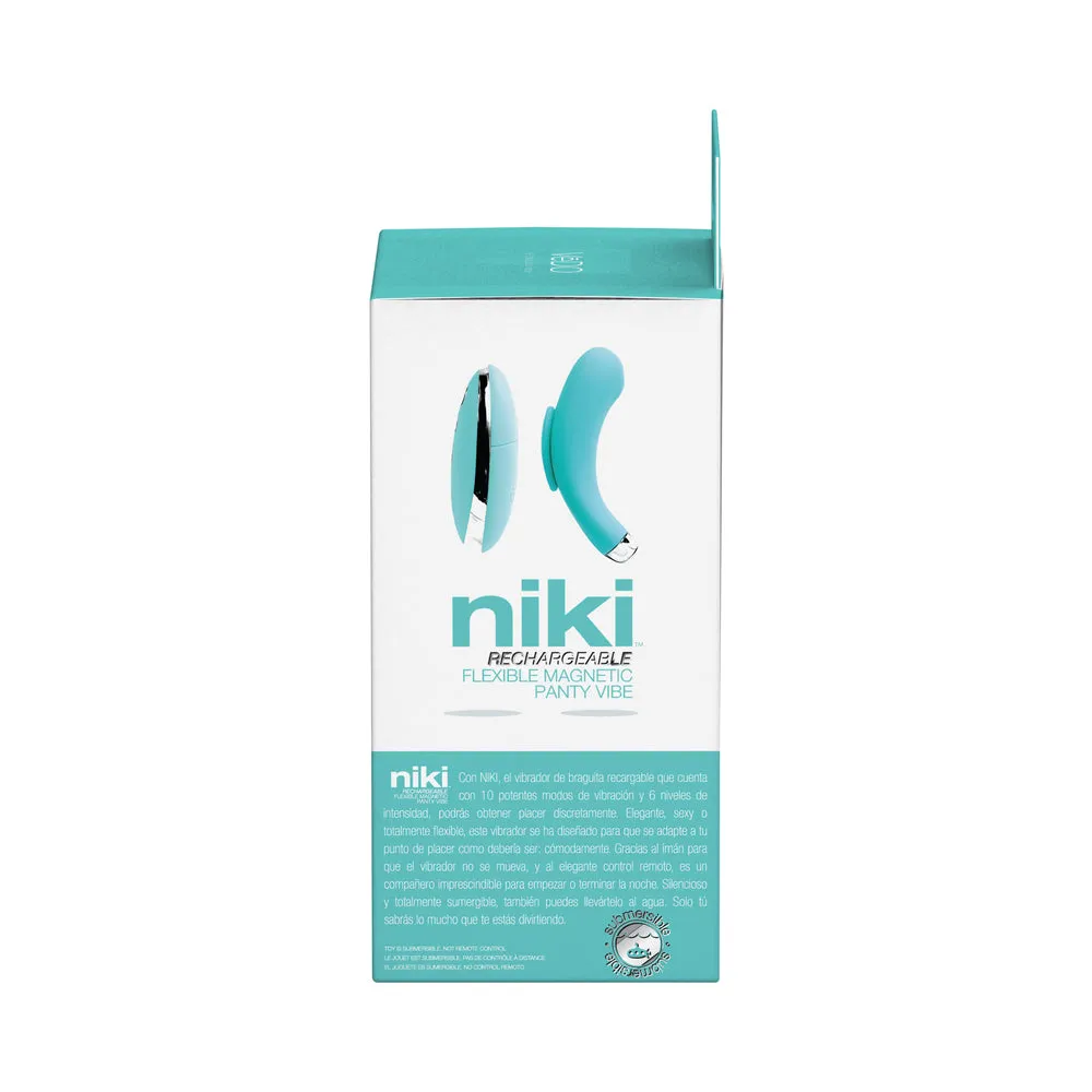 VeDO Niki Rechargeable Panty Vibe Tease Me Turquoise