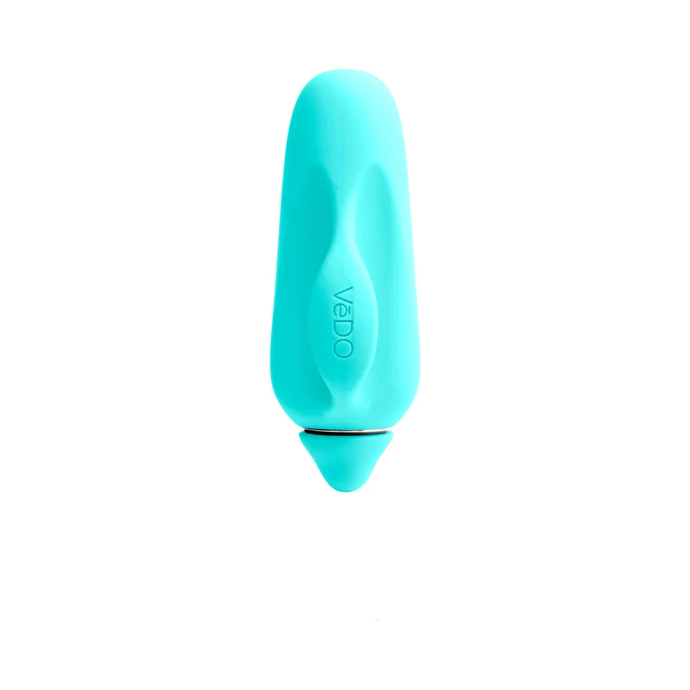 Vedo Vivi Rechargeable Finger Vibe Tease Me Turquoise