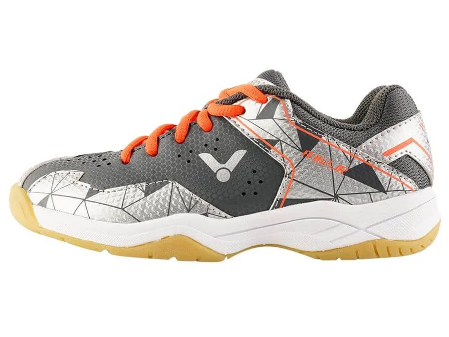 Victor A362JR CS Junior Badminton Court Shoes (Silver)