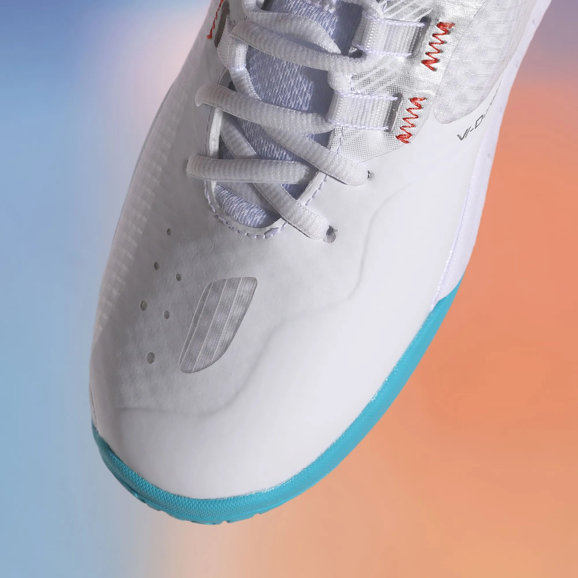 Victor [S82II AS White/Silver] Court Shoes