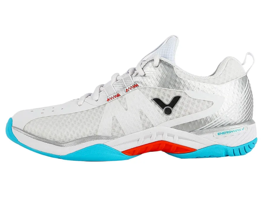 Victor [S82II AS White/Silver] Court Shoes
