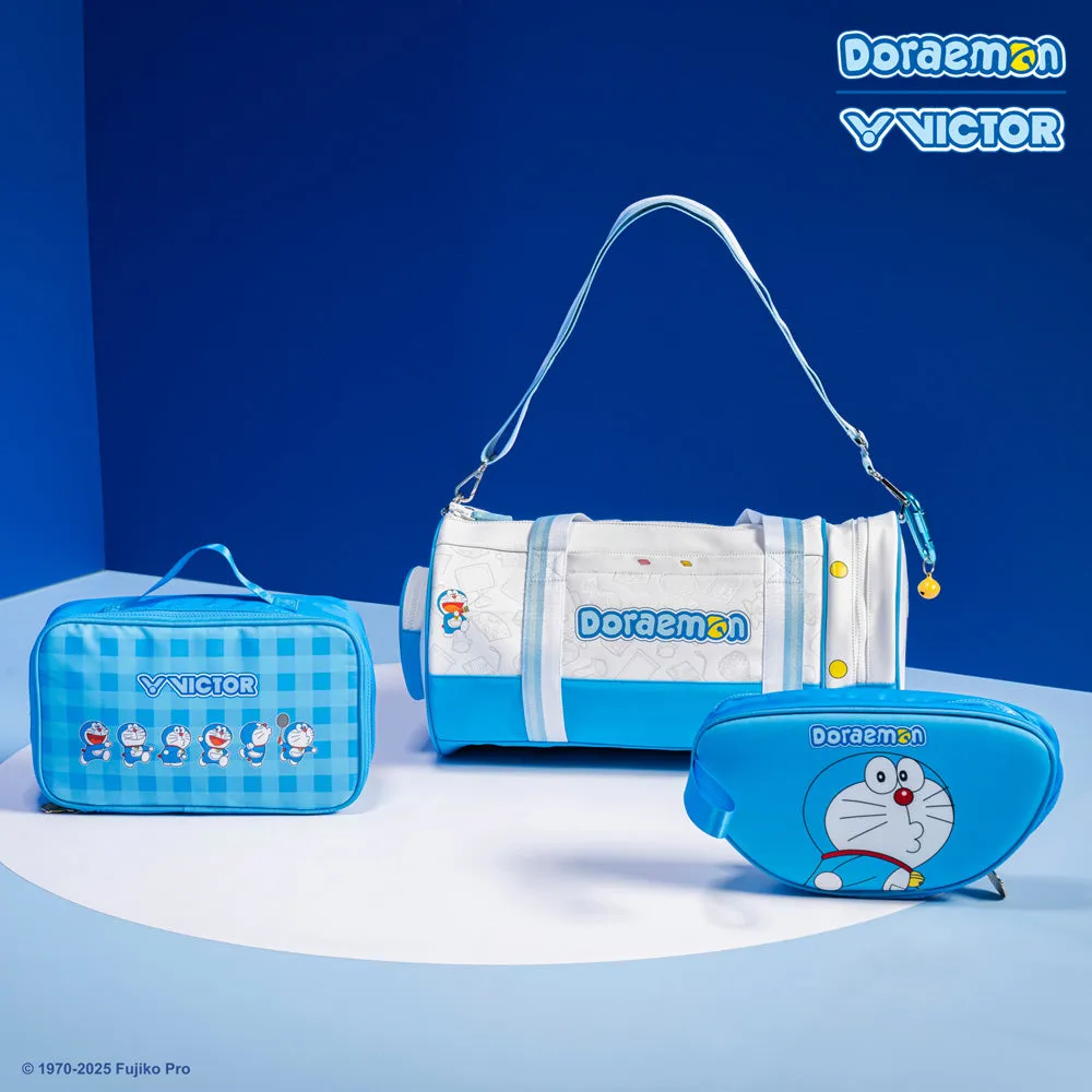 Victor X Doraemon BG5535DRM Travel Bag [White/Hawaiian Blue]