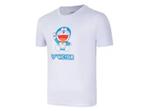 [VICTOR X DORAEMON] T-501DRM A Unisex White Shirt