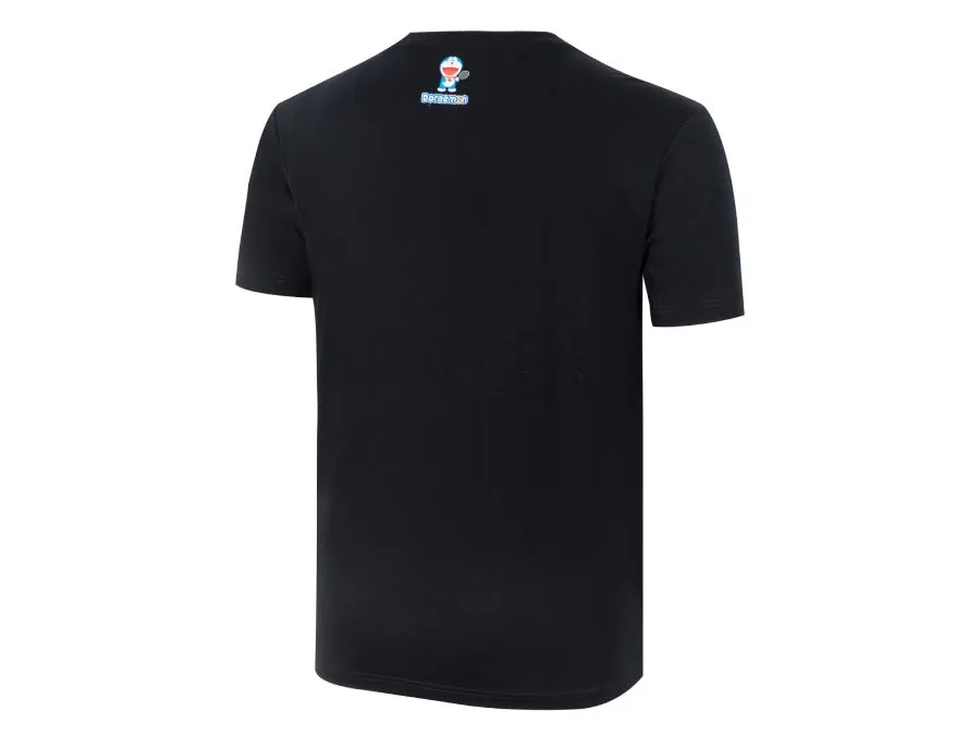 [VICTOR X DORAEMON] T-502DRM C Unisex Black Shirt