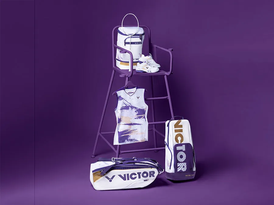 Victor x Tai Tzu Ying Professional Badminton Backpack BR3825TTY AJ (White/Purple) 2024