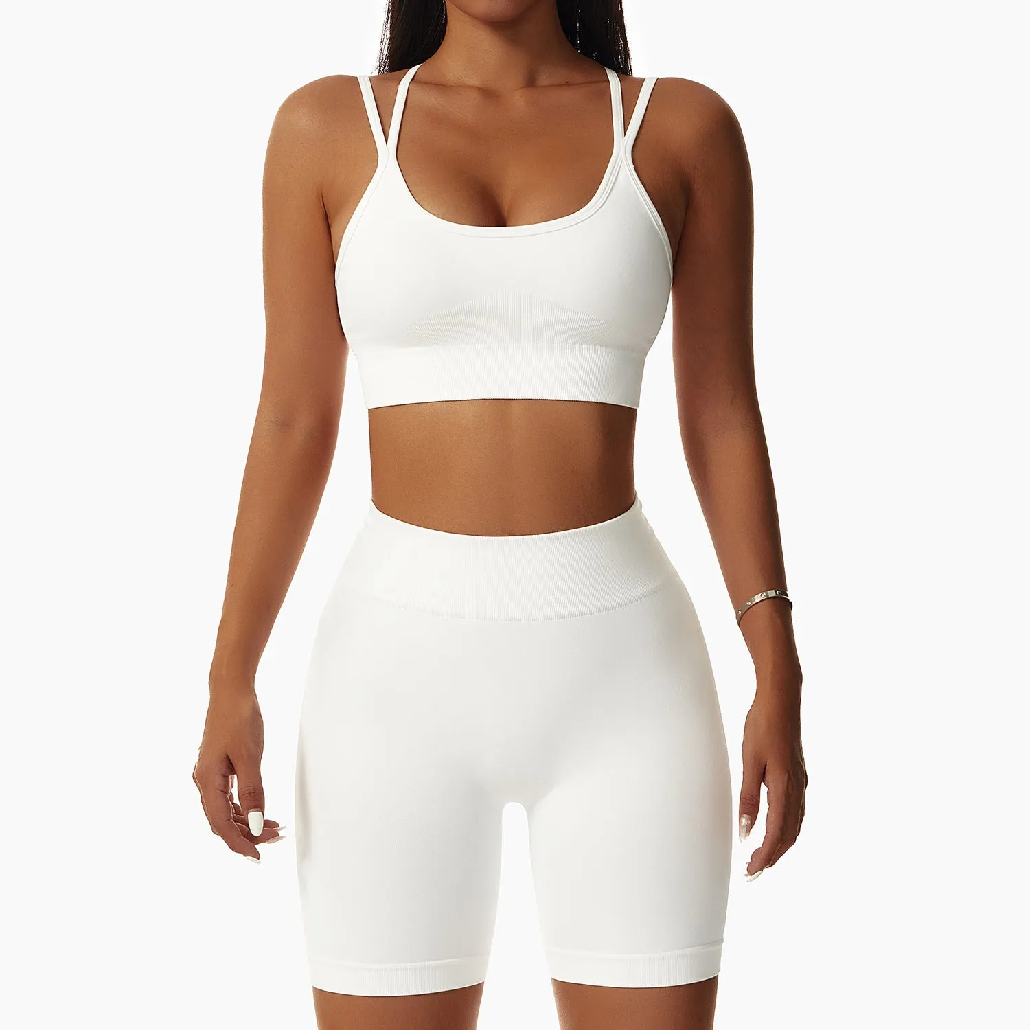wholesale squat-proof workout short sets