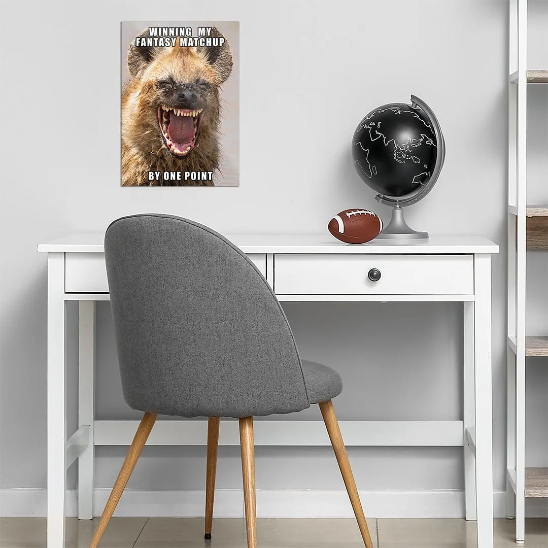 Winning By One Point - Metal Wall Art