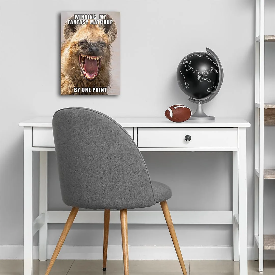 Winning By One Point - Metal Wall Art