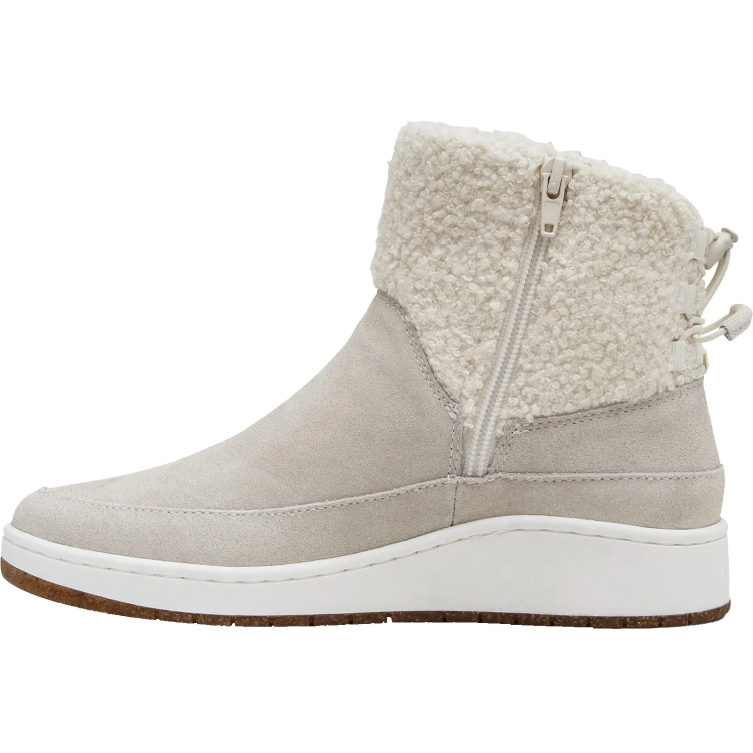 Women's Aetrex Winnie Winter White Suede