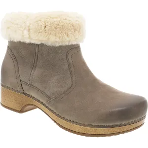 Women's Dansko Bettie Taupe Burnished Nubuck