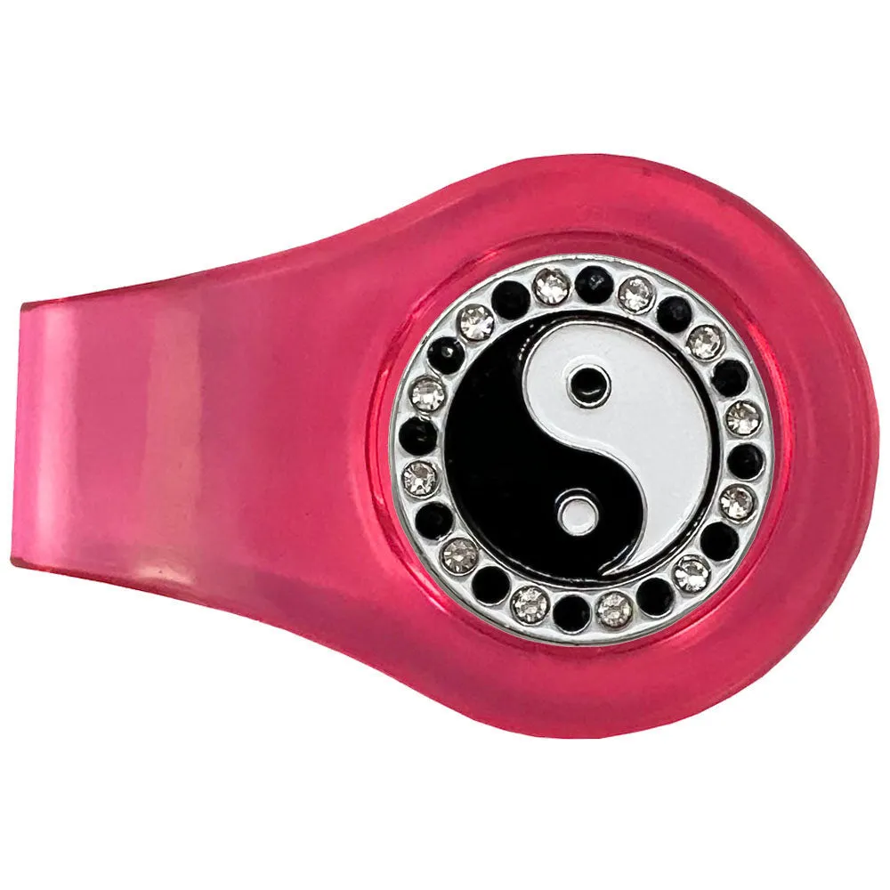 Yin Yang Golf Ball Marker With Colored Clip