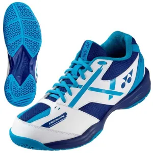 Yonex Power Cushion 39 Junior Badminton Shoes - White / Blue