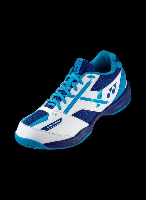 Yonex Power Cushion 39 Junior Badminton Shoes - White / Blue